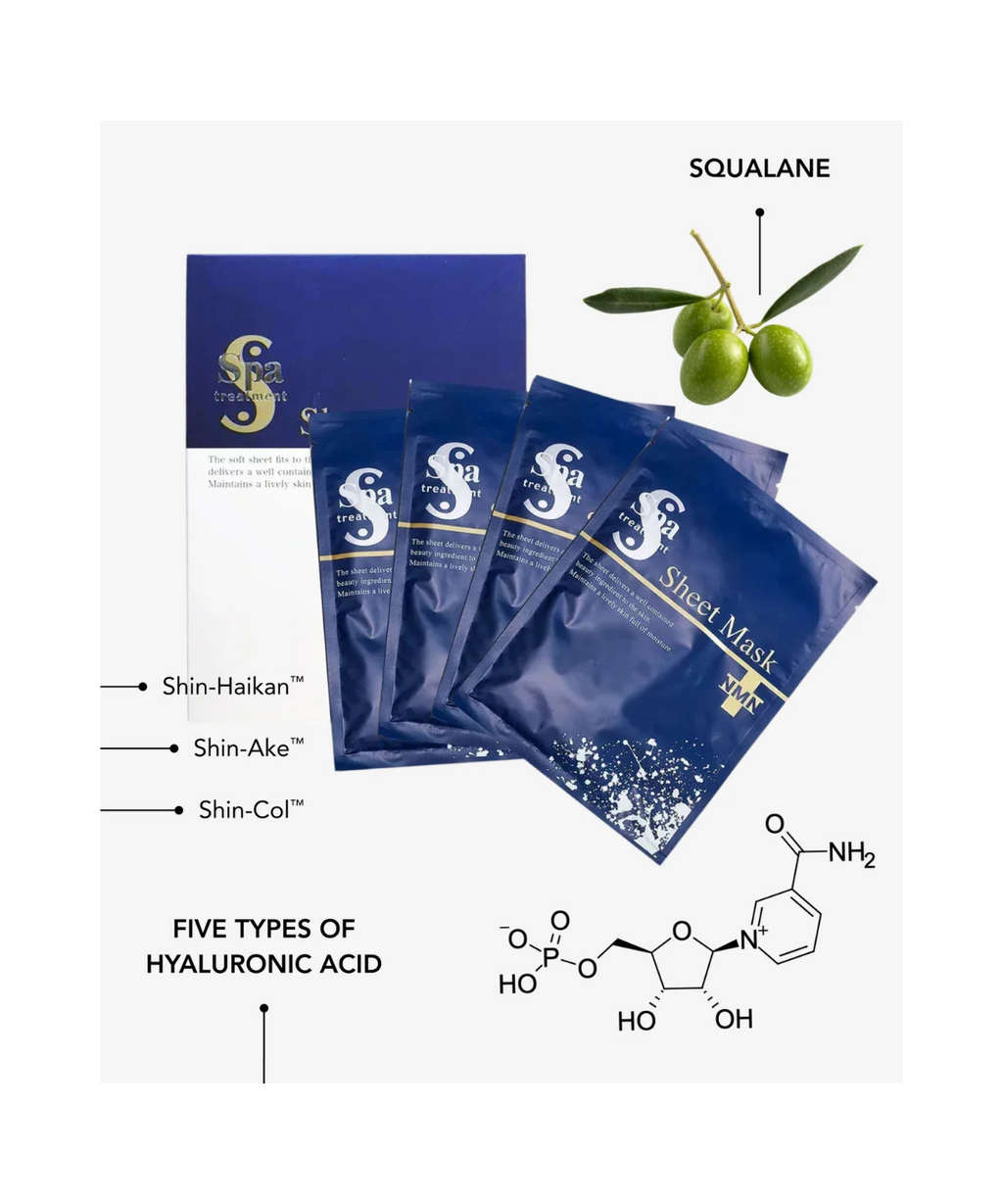Spa Treatment NMN Sheet Mask – тканинна маска з NMN для глибокого омолодження та відновлення шкіри