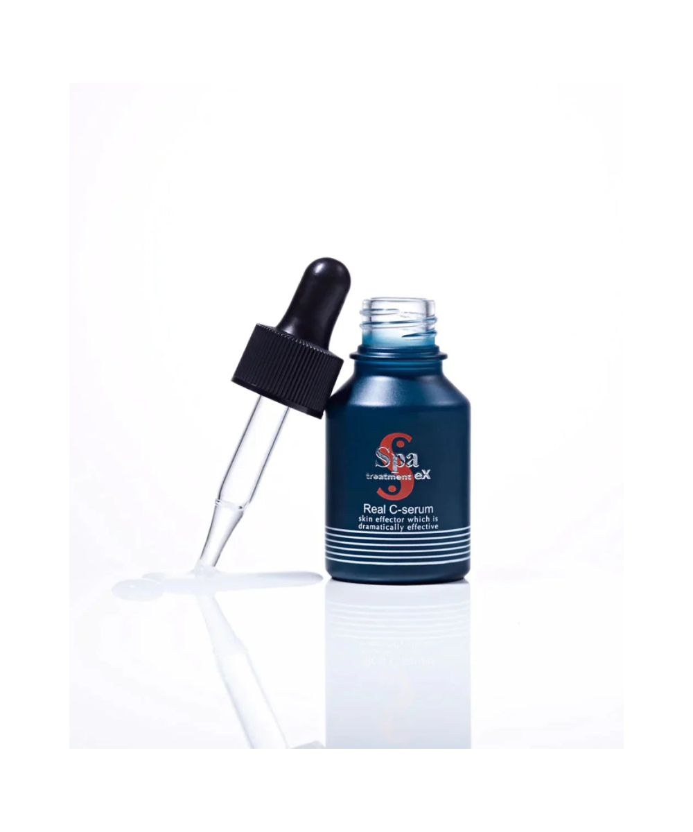 Spa Treatment Real C-Serum – японська сироватка з чистим вітаміном C у технології DPD для сяяння та омолодження шкіри