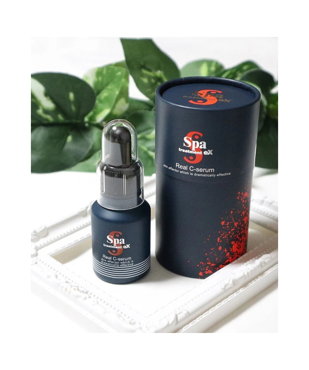 Spa Treatment Real C-Serum – японська сироватка з чистим вітаміном C у технології DPD для сяяння та омолодження шкіри