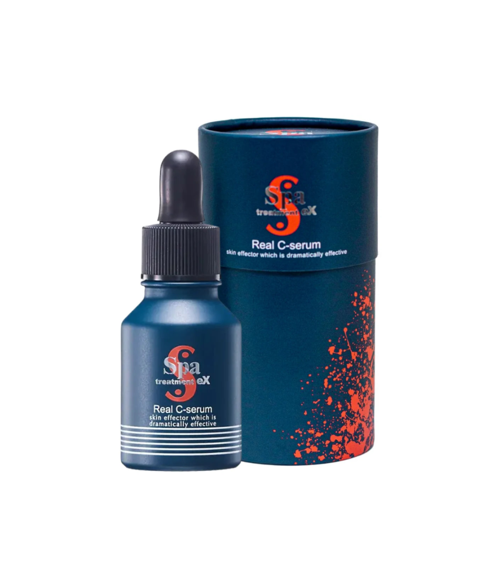 Spa Treatment Real C-Serum – японська сироватка з чистим вітаміном C у технології DPD для сяяння та омолодження шкіри