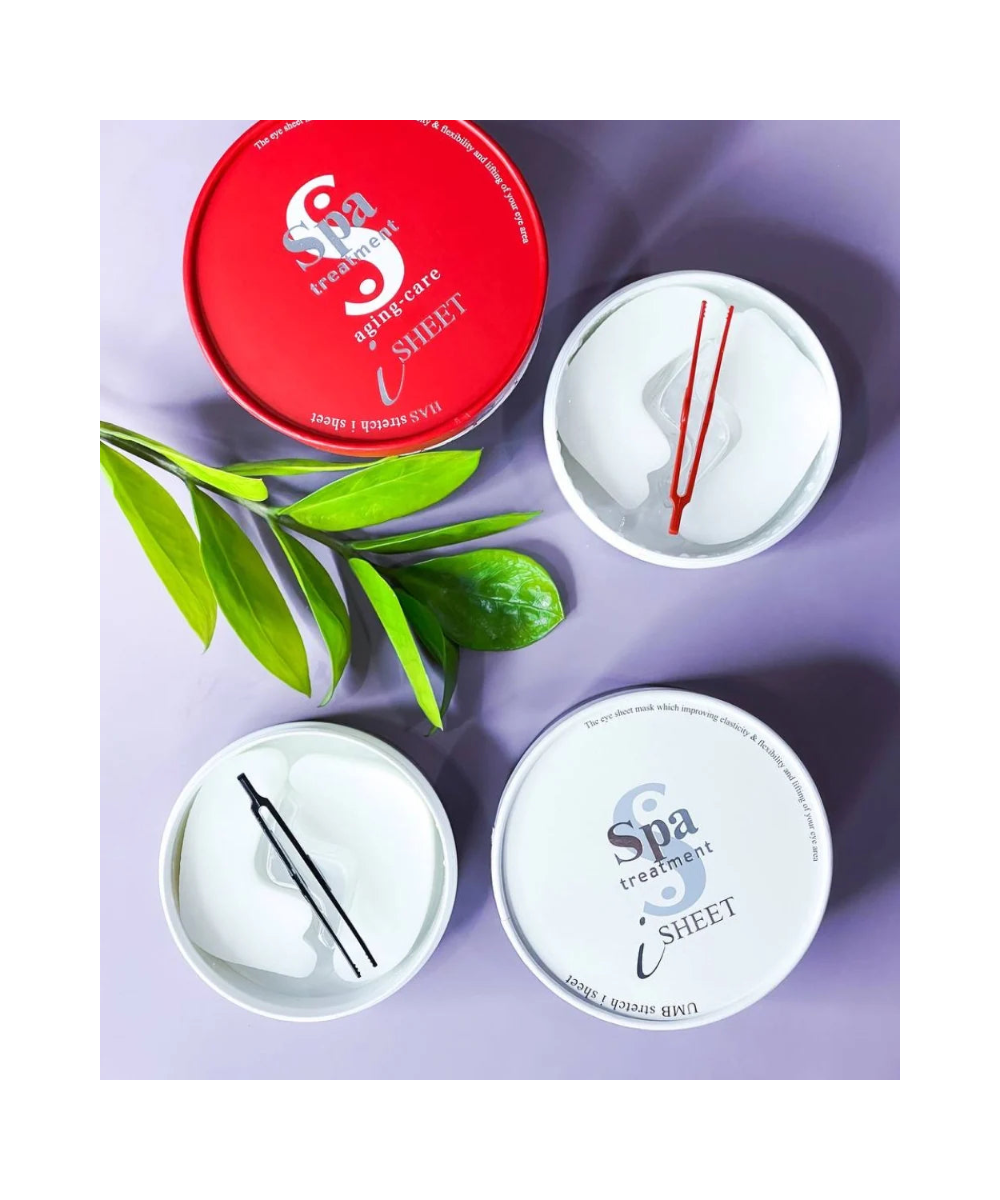 Spa Treatment UMB Stretch iSheet – японські патчі з потужною зволожуючою та омолоджуючою дією для шкіри під очима та носогубних складок