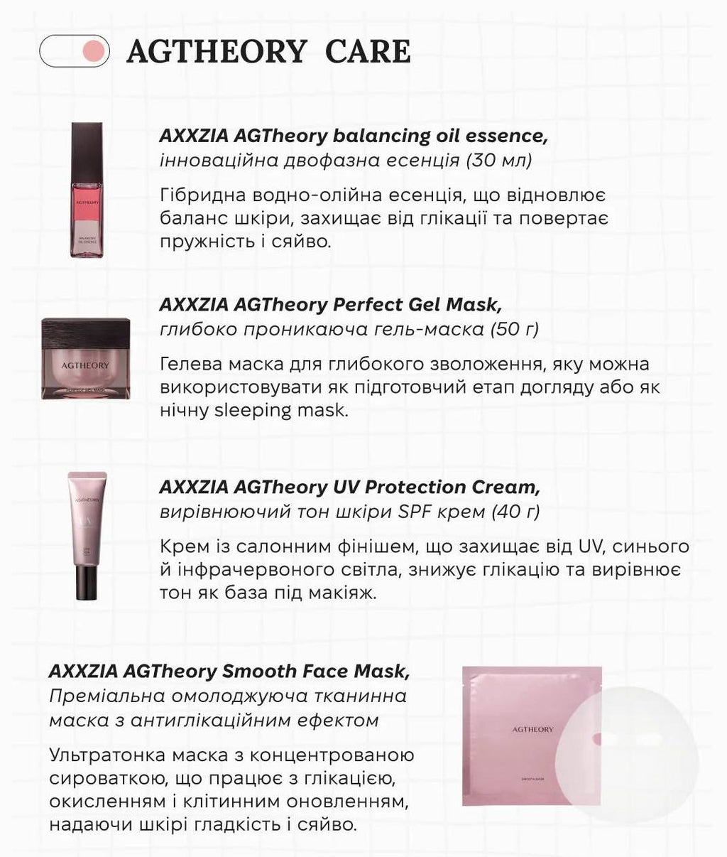 Обрано VOGUE AXXZIA AGTheory глибокоочищувальний гель