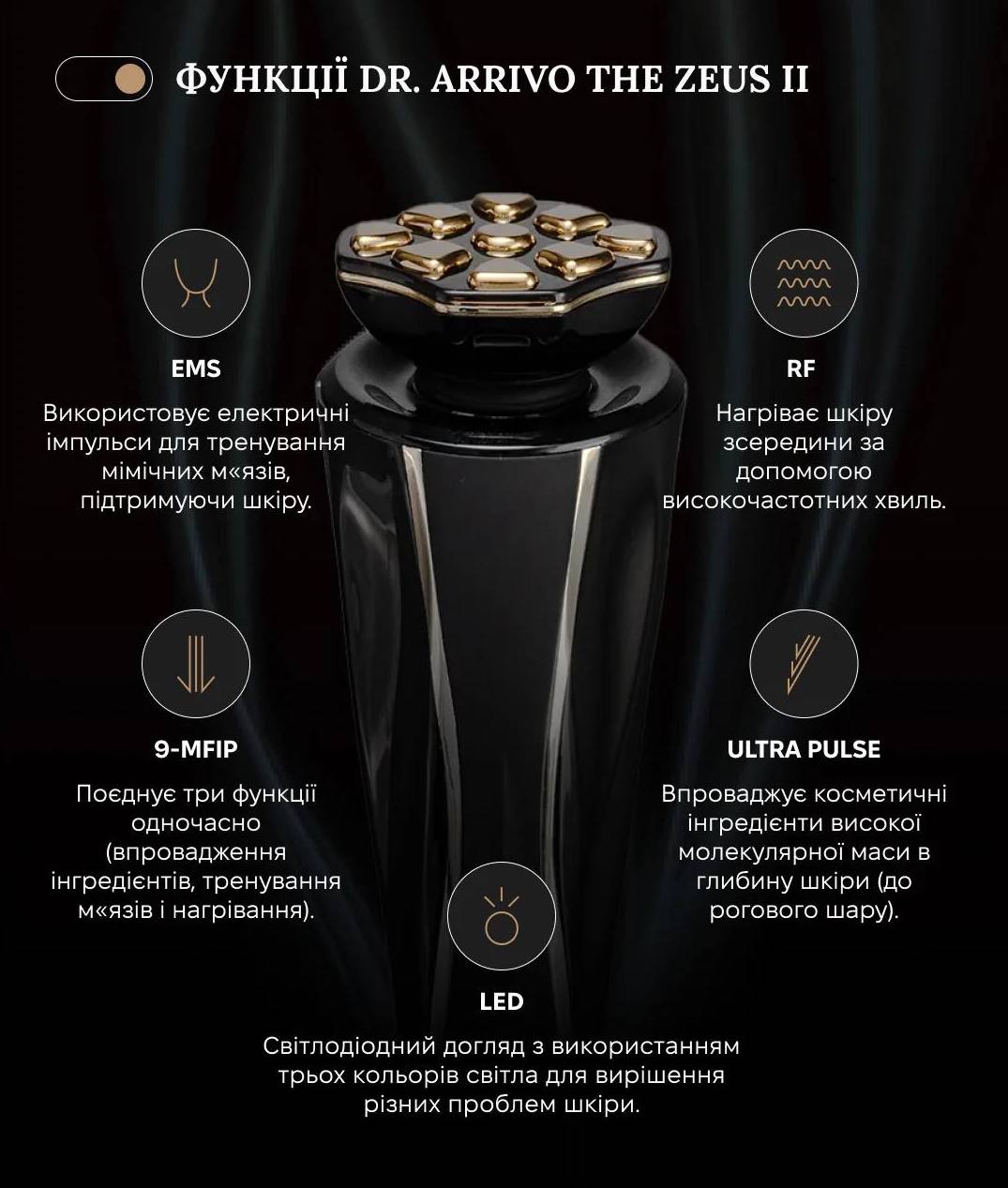 Dr. Arrivo Zeus II Plus (Чорний)